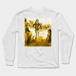 Captain Smith Meets the Indians Long Sleeve T-Shirt